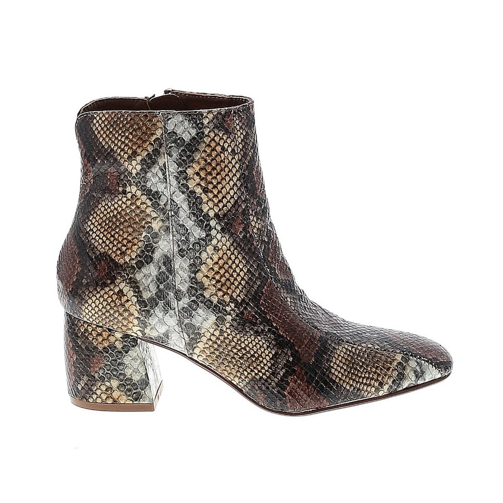 Chinese Laundry Snakeskin Ankle Boots